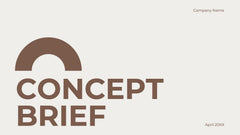 Design Concept Brief Presentation slide 2