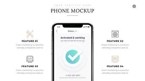 Diamond Minimal Presentation Template