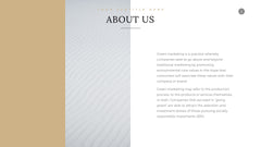 Diamond Minimal Presentation Template
