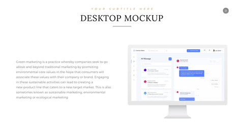 Diamond Minimal Presentation Template