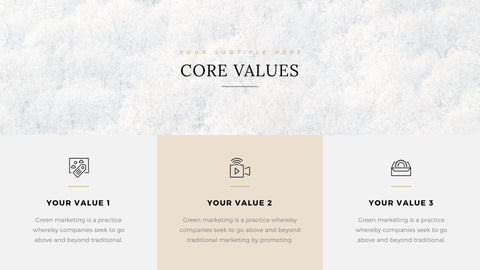 Diamond Minimal Presentation Template