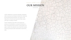 Diamond Minimal Presentation Template