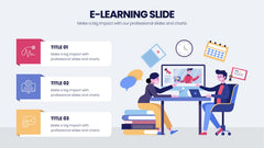 E-Learning Infographics slide 19