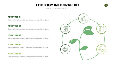 Ecology Infographics for Sustainability & Climate
