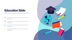 Education Infographics slide 10