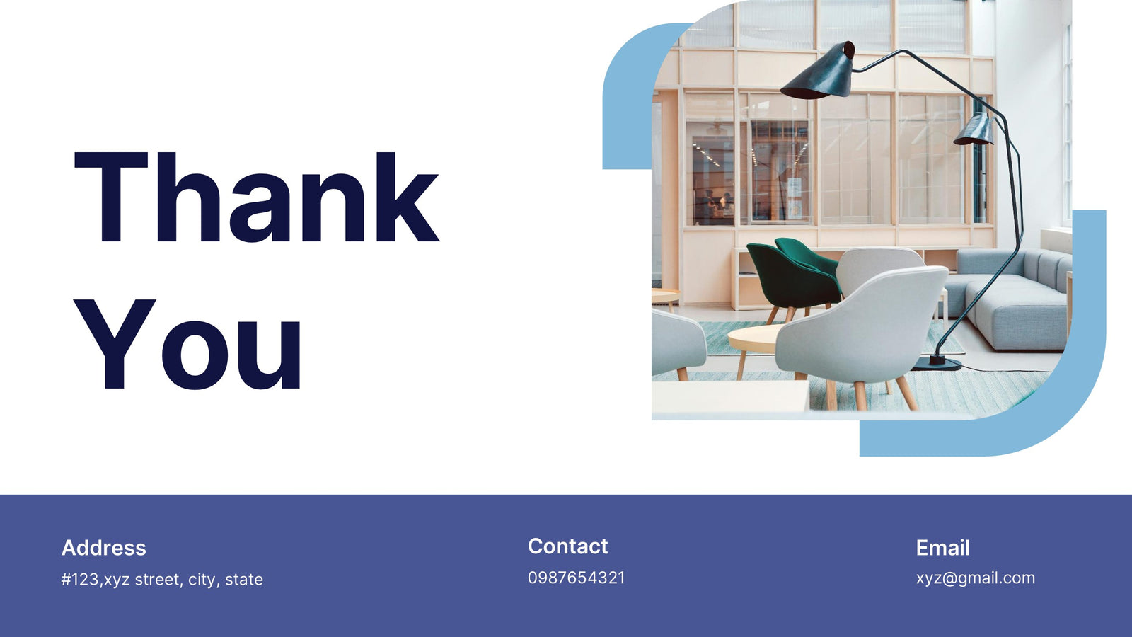 Elegant Thank You Slide Presentation