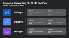 Employee Onboarding 30-60-90 Day Plan Presentation slide 5
