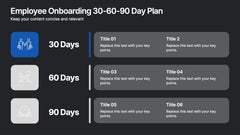 Employee Onboarding 30-60-90 Day Plan Presentation slide 6