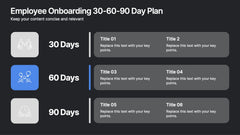 Employee Onboarding 30-60-90 Day Plan Presentation slide 7