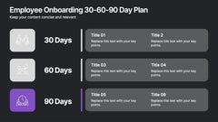 Employee Onboarding 30-60-90 Day Plan Presentation slide 8