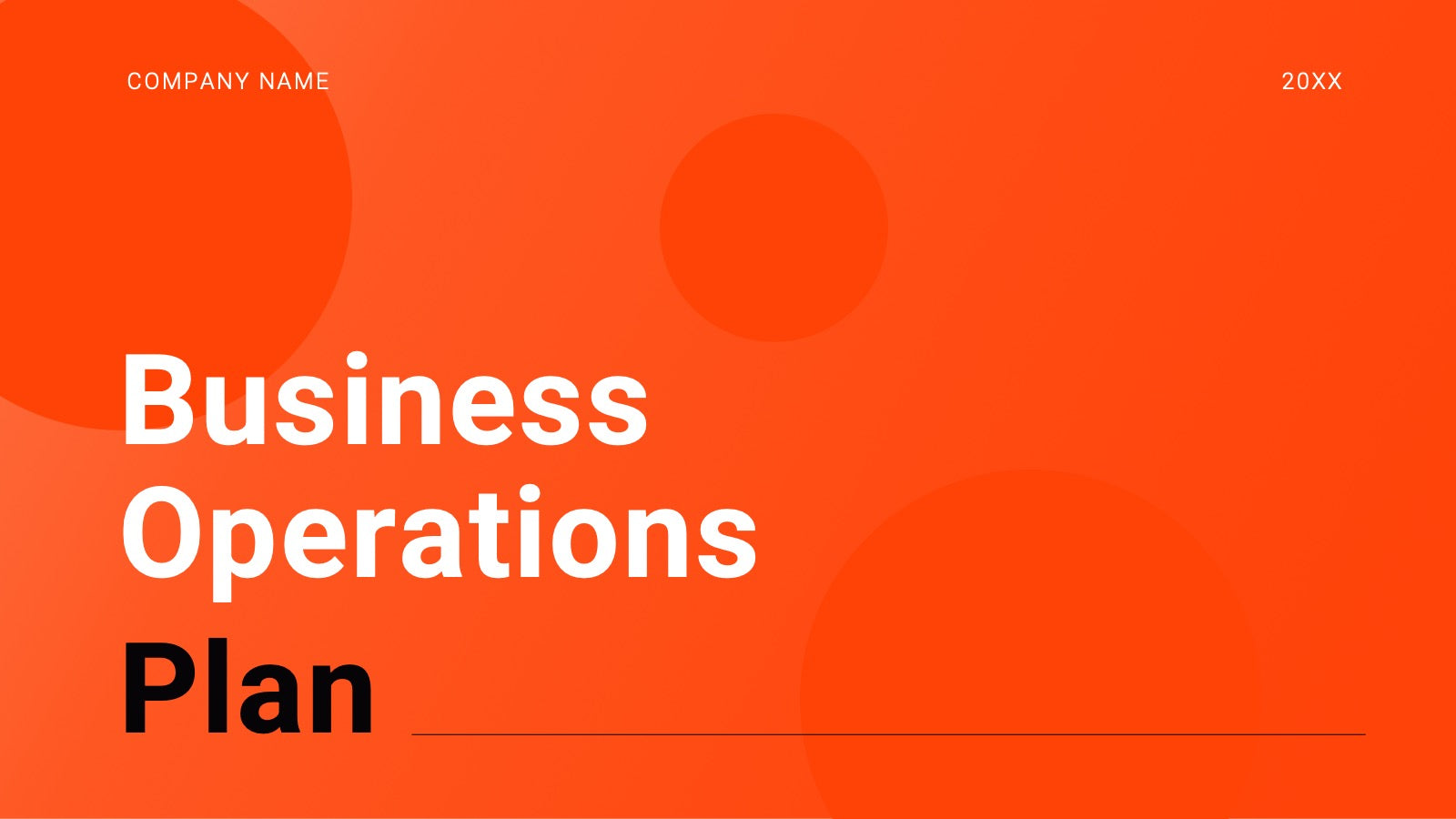 Equinox Business Operations Plan Presentation