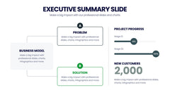 Executive Summary Infographics slide 7