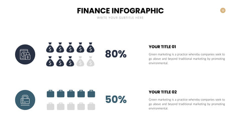 Finance Infographics for Budgets & Financial Reports