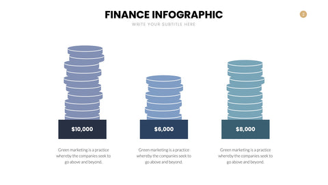 Finance Infographics for Budgets & Financial Reports