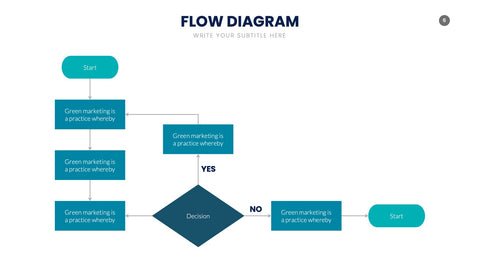 Flow Infographics for Process Diagrams & Workflows