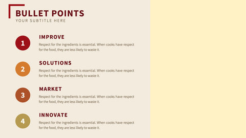 Food Infographics for Menus & Nutrition