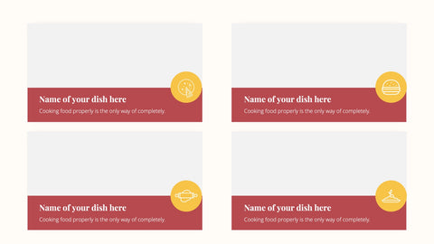 Food Infographics for Menus & Nutrition
