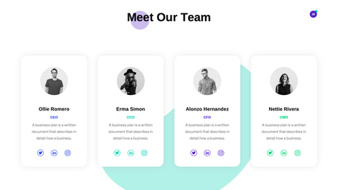 Founder Startup Presentation Template