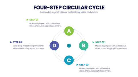 Four Steps Infographics