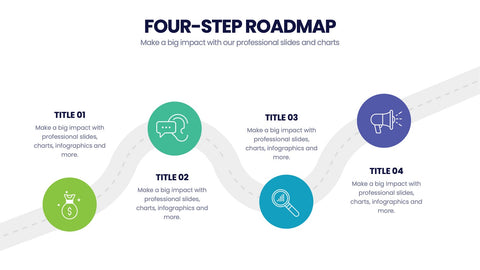 Four Steps Infographics