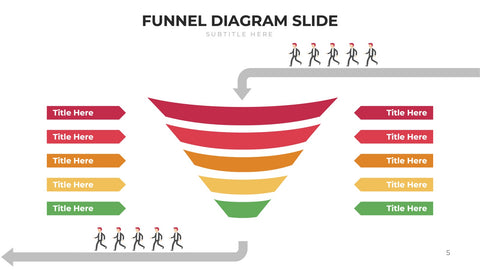 Funnel Infographics for Sales, Marketing & Conversion Analysis