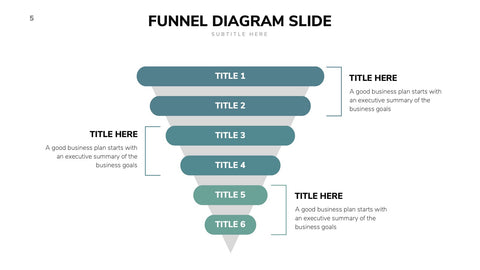 Funnel Infographics for Sales, Marketing & Conversion Analysis