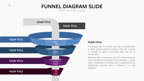 Funnel Infographics for Sales, Marketing & Conversion Analysis