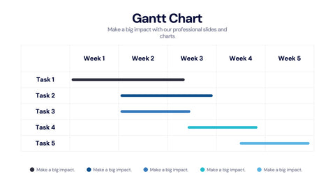 Gantt Chart Infographics