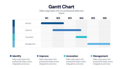 Gantt Chart Infographics
