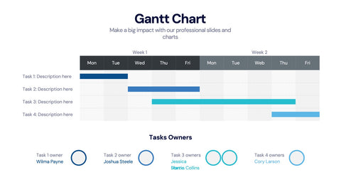 Gantt Chart Infographics