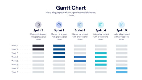Gantt Chart Infographics