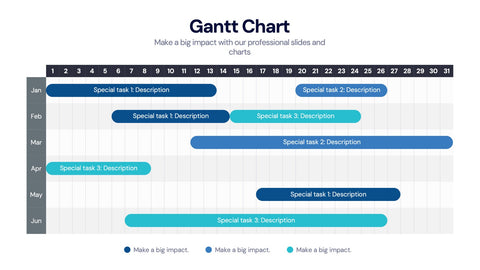 Gantt Chart Infographics