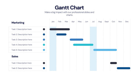 Gantt Chart Infographics