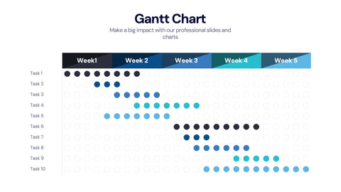 Gantt Chart Infographics