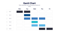 Gantt Charts Infographics slide 7
