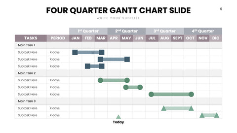 Gantt Infographics for Project Schedules & Planning