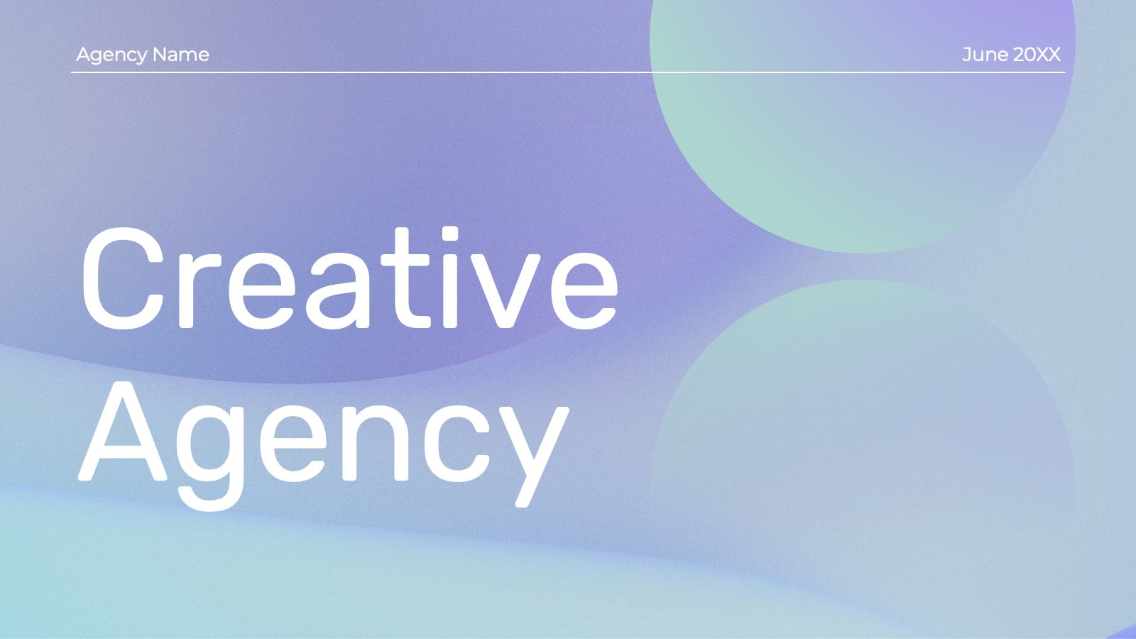 Genesis Creative Agency Pitch Deck Presentation