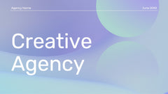 Genesis Creative Agency Pitch Deck Presentation