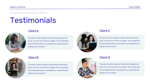 Genesis Creative Agency Pitch Deck Presentation