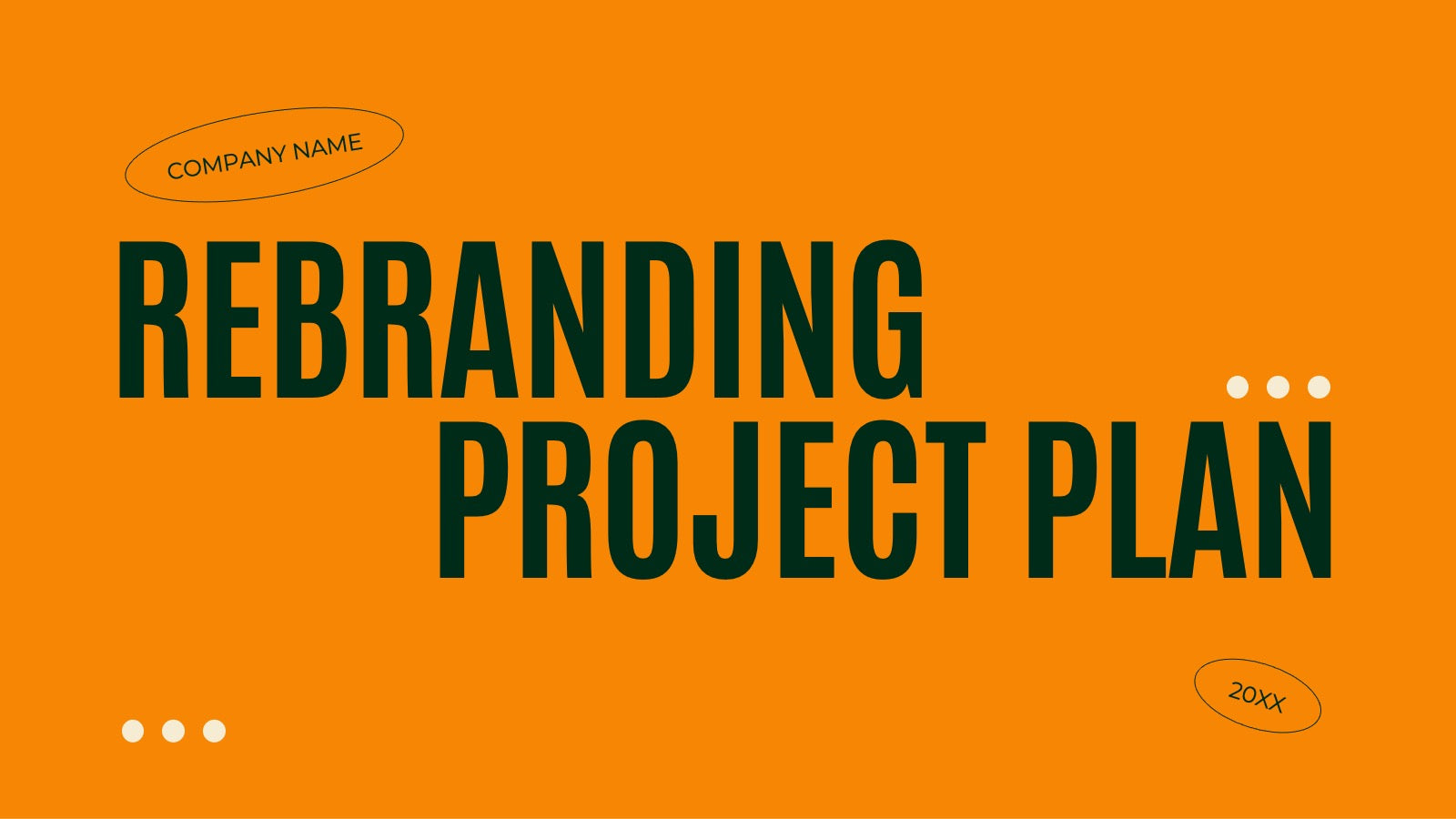 Griffin Rebranding Project Plan Presentation
