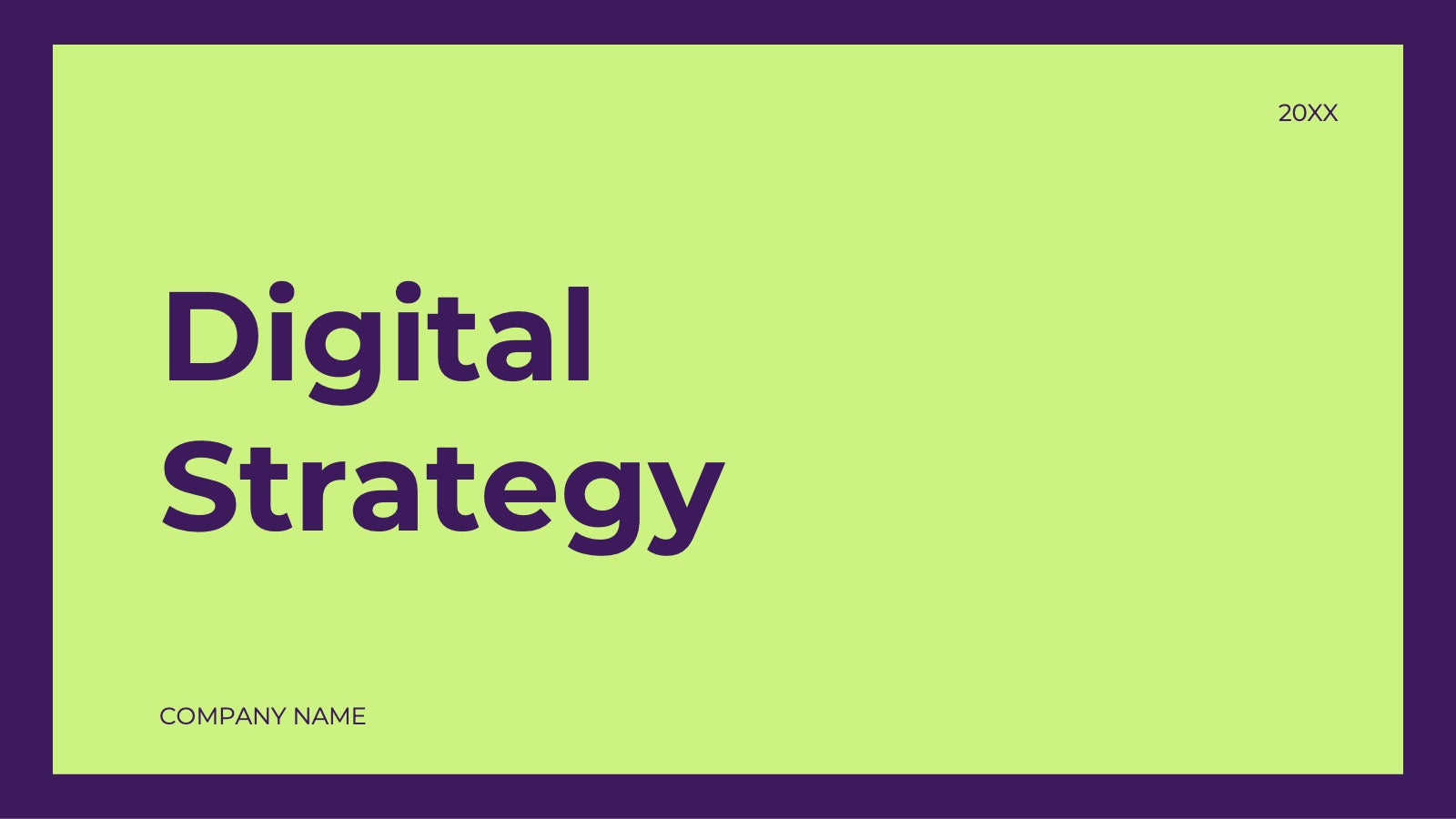 Halo Digital Strategy Presentation