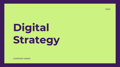 Halo Digital Strategy Presentation