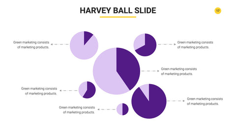 Harvey Ball Infographics for Scoring & Comparisons