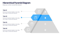 Hierarchical Pyramid Diagram Presentation slide 3