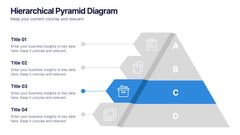 Hierarchical Pyramid Diagram Presentation slide 4