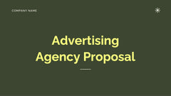 Horizon Advertising Agency Proposal Presentation