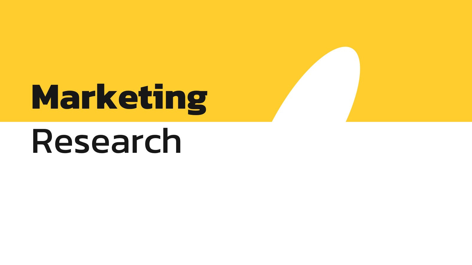 Illusion Marketing Research Report Presentation