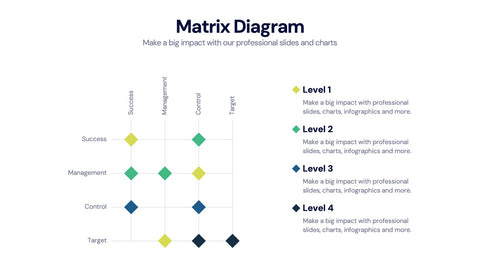 Matrix Diagram Infographics
