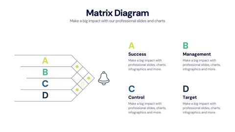 Matrix Diagram Infographics
