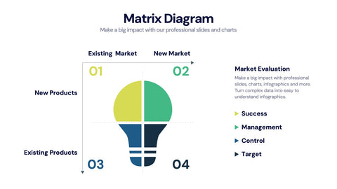 Matrix Diagram Infographics